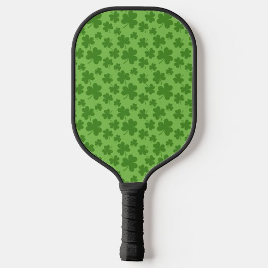 St Patrick's Day Shamrock Clover Pattern Pickleball Paddle (Achterkant)