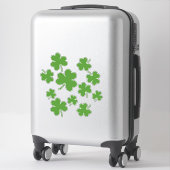 St Patrick's Day Shamrock Clover Pattern Sticker (Koffer)