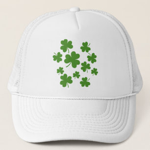 St Patrick's Day Shamrock Clover Pattern Trucker Pet