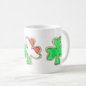 St. Patrick's Day Shamrock Cookie Irish Flag Mok (Voorkant rechts)