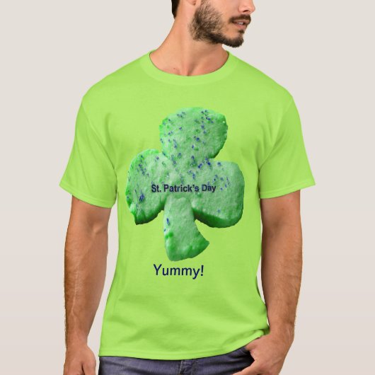St. Patrick's Day Shamrock Cookie Unisex T-shirt (Voorkant)