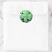 St. Patrick's Day Shamrock Cookies Ronde Sticker (Tas)