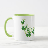 St. Patrick's Day Shamrock en Irish Blessing Mok (Links)