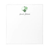 St. Patrick's Day Shamrock gepersonaliseerd Notitieblok (Voorkant)
