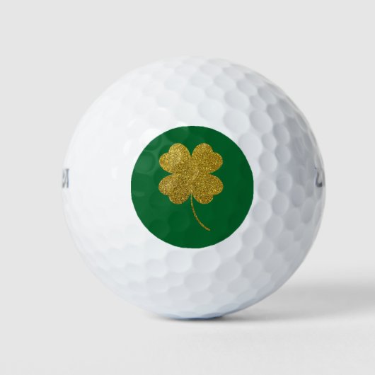 St. Patrick's Day Shamrock Golfballen (Voorkant)