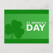 St Patrick's Day Shamrock Green Border Briefkaart (Voorkant)
