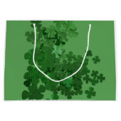 St. Patrick's Day Shamrock Groot Cadeauzakje (Voorkant)