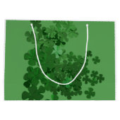 St. Patrick's Day Shamrock Groot Cadeauzakje (Achterkant)