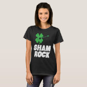 St Patricks Day Shamrock Guitar Saint Pattys Boys T-shirt (Voorkant volledig)