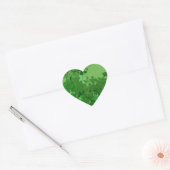 St. Patrick's Day Shamrock Hart Sticker (Envelop)