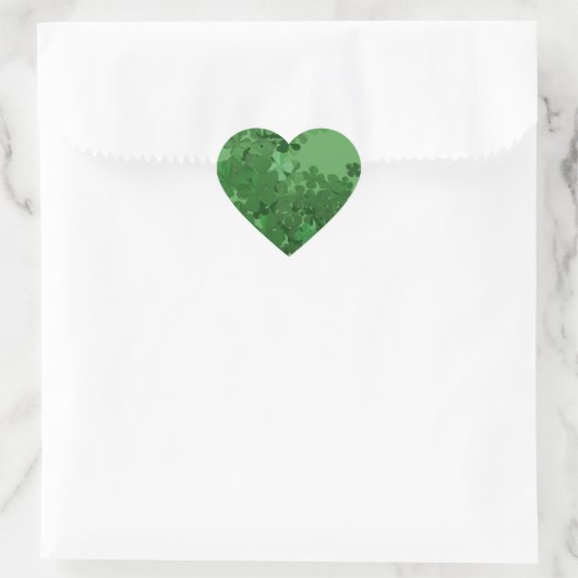 St. Patrick's Day Shamrock Hart Sticker (Tas)