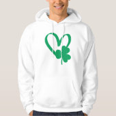 St Patrick's Day Shamrock Hart T-shirt (Voorkant)