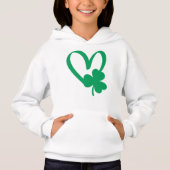 St Patrick's Day Shamrock Hart T-shirt (Voorkant)