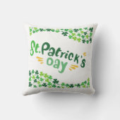 St. Patrick's Day,Shamrock,Iers Kussen (Achterkant)