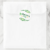 St. Patrick's Day,Shamrock,Iers Ronde Sticker (Tas)