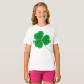 St. Patrick's Day Shamrock | Ierse prinses T-shirt (Voorkant volledig)