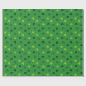 St. Patrick's Day Shamrock Inpakpapier (Vlak)