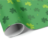 St. Patrick's Day Shamrock Inpakpapier (Rol Hoek)