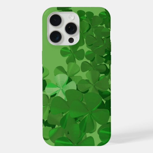 St. Patrick's Day Shamrock iPhone Hoesje (Achterkant)