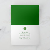 St. Patrick's Day Shamrock Je weet dat je Iers ben Kaart (Binnen)