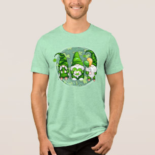 St. Patrick's Day Shamrock Kabouters-54989 Tri-Blend Shirt