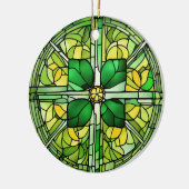 St Patricks Day Shamrock Keramisch Ornament (Links)