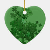 St. Patrick's Day Shamrock Keramisch Ornament (Achterkant)