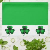 St. Patrick's Day Shamrock Keukenhanddoeken (Gevouwen)