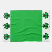 St. Patrick's Day Shamrock Keukenhanddoeken (Horizontaal)