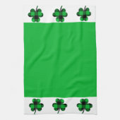 St. Patrick's Day Shamrock Keukenhanddoeken (Verticaal)