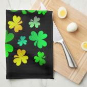 St. Patrick's Day Shamrock Kitchen Towel Theedoek (Quarter Fold)