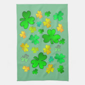 St. Patrick's Day Shamrock Kitchen Towel Theedoek (Verticaal)
