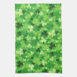 St. Patrick's Day Shamrock Kitchen Towel Theedoek