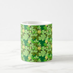 St Patricks Day Shamrock Koffiemok