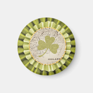 St. Patrick's Day Shamrock Leaf Magnet
