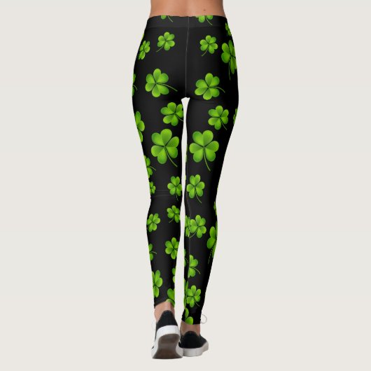St. Patrick's Day Shamrock Leggings (Achterkant)
