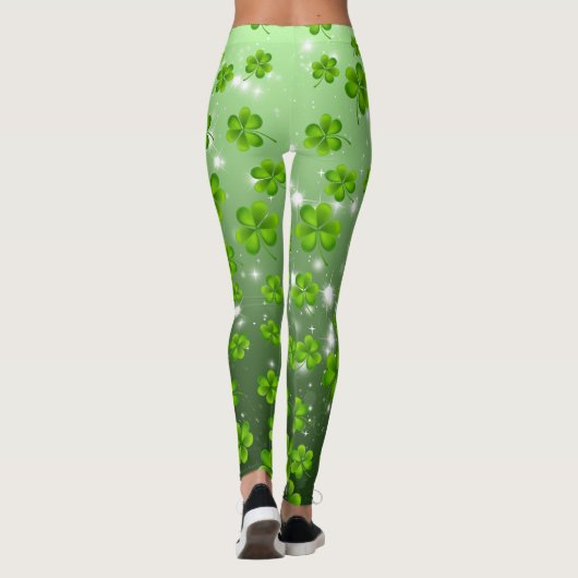  St. Patrick's Day Shamrock Leggings (Achterkant)