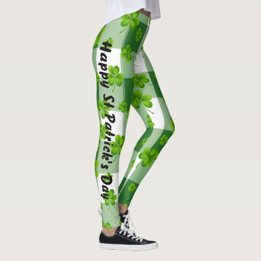  St. Patrick's Day Shamrock Leggings (Rechts)