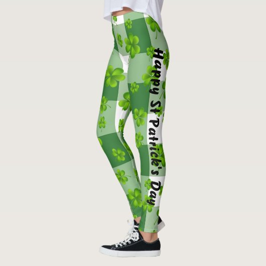  St. Patrick's Day Shamrock Leggings (Links)