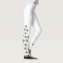 St. Patrick's Day Shamrock Leggings