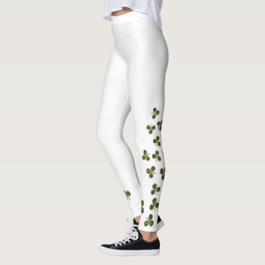 St. Patrick's Day Shamrock Leggings (Links)