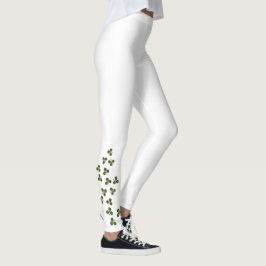 St. Patrick's Day Shamrock Leggings