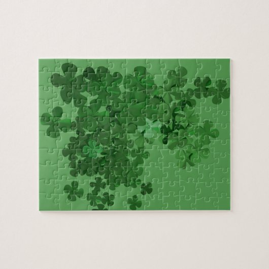 St. Patrick's Day Shamrock Legpuzzel (Horizontaal)