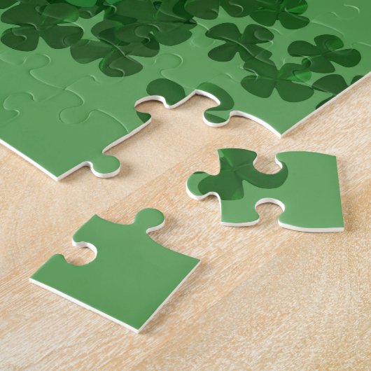 St. Patrick's Day Shamrock Legpuzzel (Zijkant)