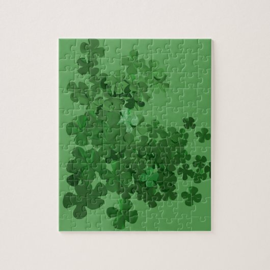 St. Patrick's Day Shamrock Legpuzzel (Verticaal)