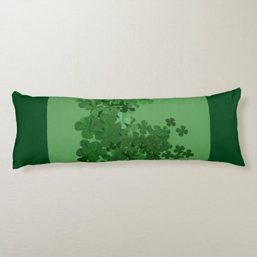 St. Patrick's Day Shamrock Lichaamskussen (Achterkant)