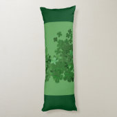 St. Patrick's Day Shamrock Lichaamskussen (Achterkant (Verticaal))