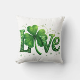 St. Patrick's Day Shamrock Love Kussen