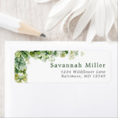 St. Patrick's Day Shamrock Lucky 4 Leaf Clover Etiket (Insitu)