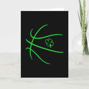 St Patricks Day Shamrock Lucky Sketll Ierse Jongen Kaart